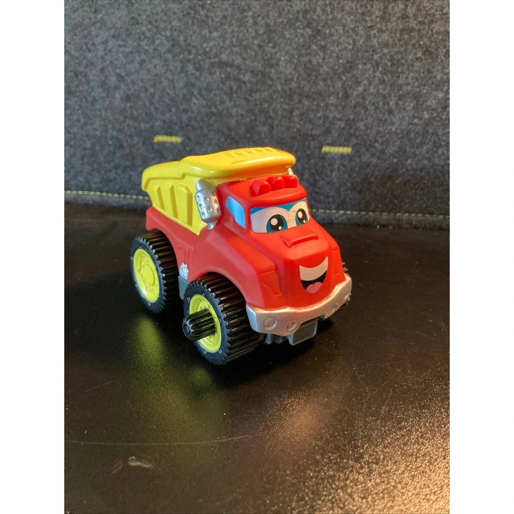 Hasbro Tonka Chuck & Friends Red Yellow Smiling Dump Truck Toddler Toy Works!